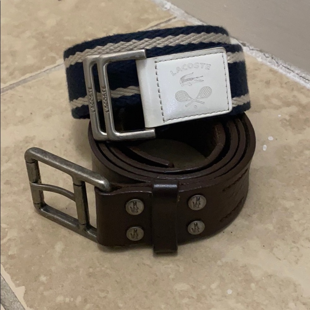 Lacoste belts